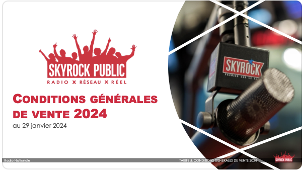 CGV Radio Skyrock Public 2024