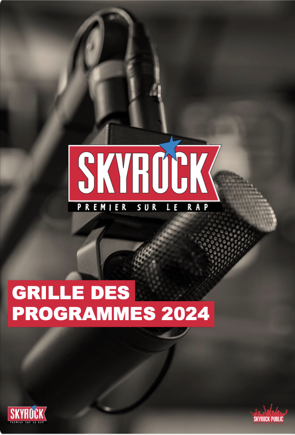 Grille des prorammes Skyrock 2024